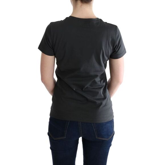 Dolce & Gabbana 2017 Holiday Tee Short Sleeve Crew Neck Women Gray Tops & - Picture 3 of 6